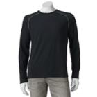 Men's Jockey Raglan Crewneck Sleep Tee, Size: Large, Black