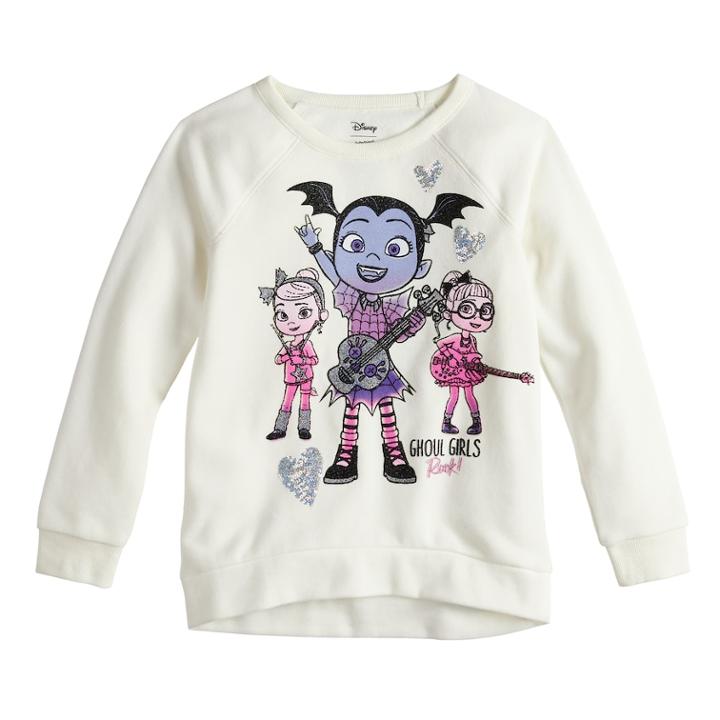 Girls 4-10 Jumping Beans&reg; Vampirina High-low Hem Pullover, Size: 5, Purple