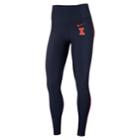 Women's Nike Illinois Fighting Illini Dri-fit Leggings, Size: Large, Blue (navy)