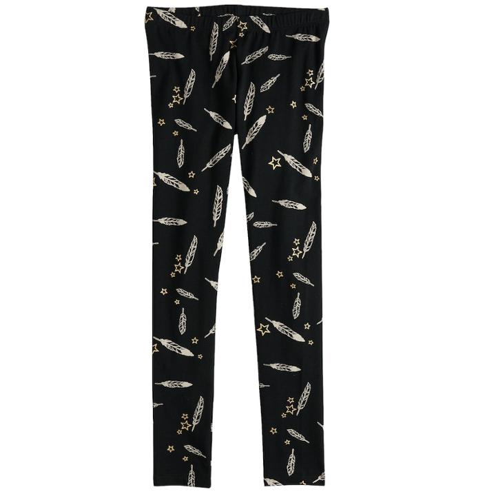 Girls 7-16 & Plus Size So&reg; Core Athletic Leggings, Size: 20 1/2, Black