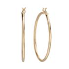 Primavera 24k Gold-over-silver Hoop Earrings, Women's, Yellow