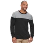 Big & Tall Sonoma Goods For Life&trade; Classic-fit Coolmax Crewneck Sweater, Men's, Size: Xl Tall, Dark Brown