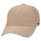 Women's Keds Chambray Dotted Brim Baseball Hat, Natural