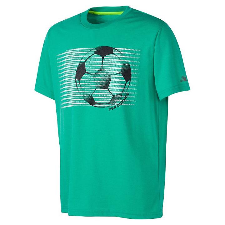 Boys 8-20 New Balance Graphic Tee, Boy's, Size: 8, Med Green