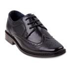 Joseph Allen Toddler Boys' Wingtip Dress Shoes, Boy's, Size: 10 T, Black