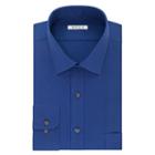 Big & Tall Van Heusen Regular-fit Flex Collar Pincord Wrinkle-free Dress Shirt, Men's, Size: 18.5-34/35, Blue Other