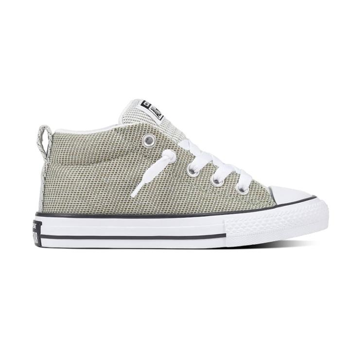Kid's Converse Chuck Taylor All Star Street Mid Shoes, Size: 6, Green