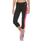Women's Fila Sport&reg; Contrast Side Panel Capri Leggings, Size: Medium, Oxford