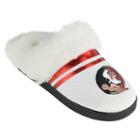 Women's Florida State Seminoles Plush Slippers, Size: Large, White