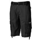Men's Unionbay Solid Cargo Shorts, Size: 40, Black