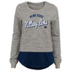 Women's Penn State Nittany Lions Mock-layer Tee, Size: Large, Grey