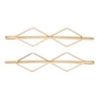 Lc Lauren Conrad Geometric Bobby Pin Set, Women's, Gold