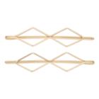 Lc Lauren Conrad Geometric Bobby Pin Set, Women's, Gold