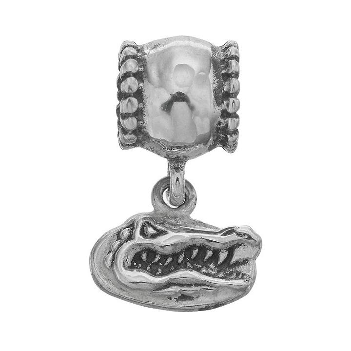 Dayna U Sterling Silver Florida Gators Team Logo Charm, Women's, Grey