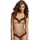 Women's Maidenform Casual Comfort Lounge Cheeky Bodysuit Dmcccb, Size: Small, Dark Brown