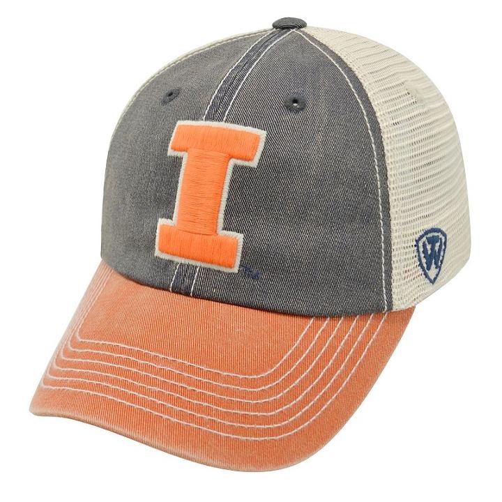 Adult Top Of The World Illinois Fighting Illini Offroad Cap, Blue (navy)