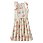 Girls 4-10 Jumping Beans&reg; Pattern Flutter Sleeve Dress, Girl's, Size: 10, White