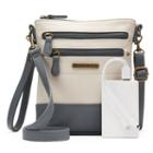 Stone & Co. Plugged In Phone Charging Leather Convertible Crossbody Bag, Women's, White Oth