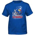 Boys 4-7 Kansas Jayhawks Helmet Tee, Boy's, Size: S(4), Blue