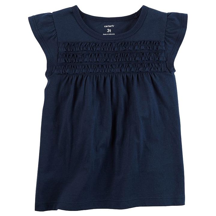 Girls 4-8 Carter's Smocked Top, Size: 8, Blue