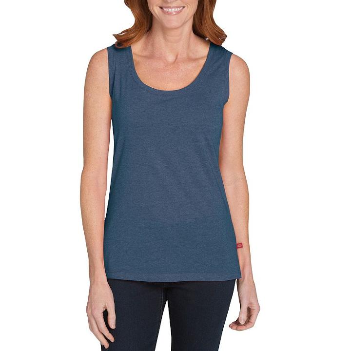 Women's Dickies Scooped Neck Tank, Size: Xxl, Ovrfl Oth