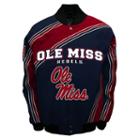 Men's Franchise Club Ole Miss Rebels Warrior Twill Jacket, Size: Small, Dark Blue