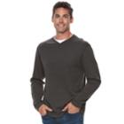 Men's Method Classic-fit Interlock Mock-layer Tee, Size: Large, Black