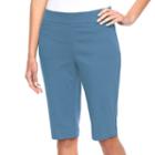 Women's Dana Buchman Millennium Skimmer Capris, Size: Xl, Med Blue