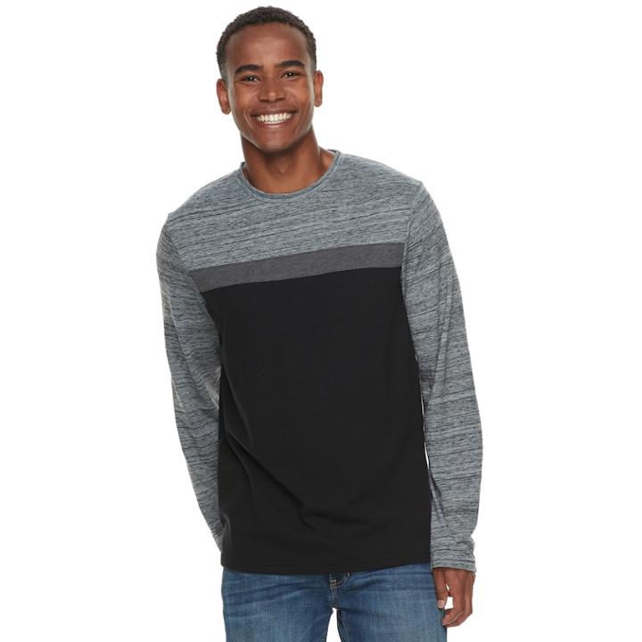 Men's Urban Pipeline&reg; Ultimate Chest Piece Tee, Size: Large, Black