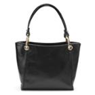 Leatherbay Leather Shoulder Bag, Women's, Black