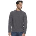 Men's Dockers Comfort Touch Classic-fit Crewneck Sweater, Size: Xl, Black