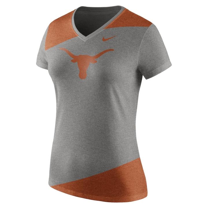 Women's Nike Texas Longhorns Champ Drive Tee, Size: Xxl, Dark Brown