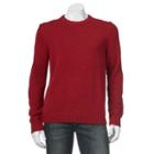 Big & Tall Croft & Barrow&reg; Classic-fit 5gg Crewneck Sweater, Men's, Size: 2xb, Dark Red