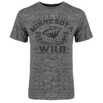 Men's Old Time Hockey Minnesota Wild Granite Tee, Size: Small, Grey