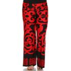 Plus Size White Mark Solid Palazzo Pants, Women's, Size: 2xl, Dark Red