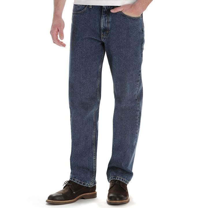 Men's Lee Relaxed Fit Jeans, Size: 30x34, Blue