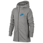 Boys 8-20 Nike Jersey Full-zip Hoodie, Size: Xl, Grey