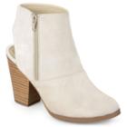 Journee Collection Tay Women's Ankle Boots, Girl's, Size: Medium (7), White Oth