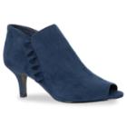 Easy Street Georgia Women's Ankle Boots, Size: 8 Ww, Blue (navy)