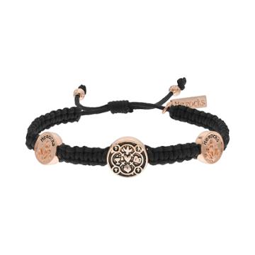 He Rocks Heart Corded Bolo Bracelet, Women's, Size: 9, Multicolor