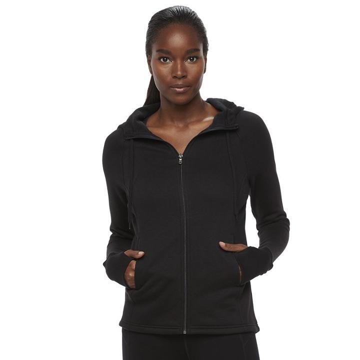 Women's Tek Gear&reg; Fleece Hoodie, Size: Xs, Black