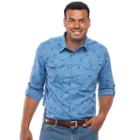 Big & Tall Croft & Barrow&reg; Regular-fit Stretch Outdoor Button-down Shirt, Men's, Size: 2xb, Med Purple