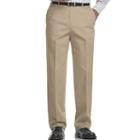 Big & Tall Haggar&reg; Work To Weekend&reg; Classic-fit Flat-front Expandable Waist Pants, Men's, Size: 48x30, Dark Beige