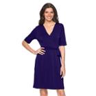 Women's Apt. 9&reg; Faux-wrap Dress, Size: Large, Drk Purple