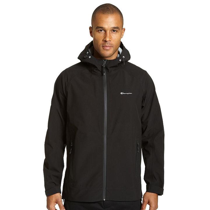 Big & Tall Champion Stretch All-weather Waterproof Jacket, Men's, Size: 4xb, Black