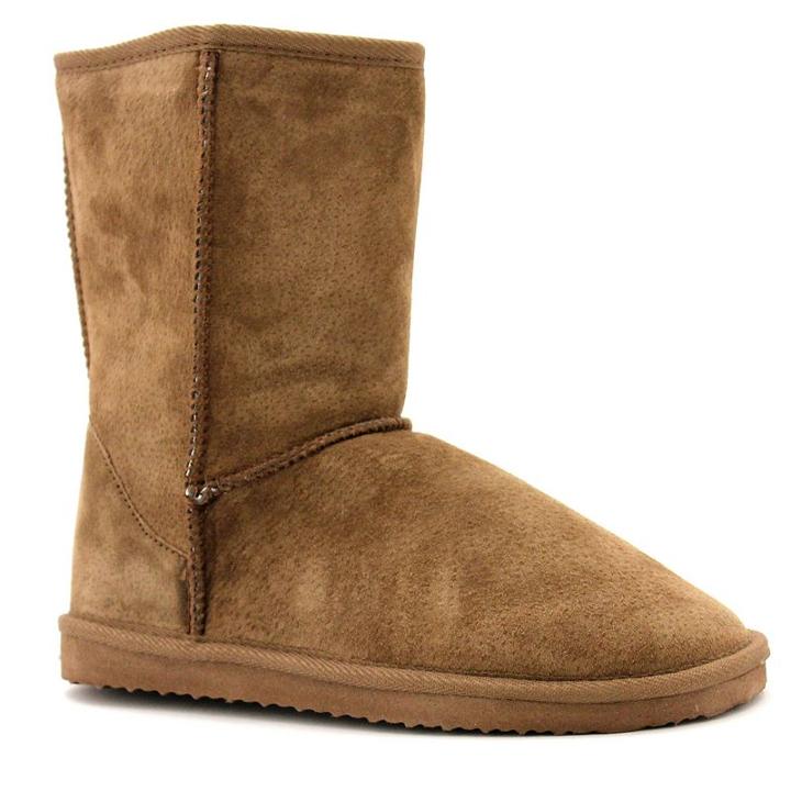 Lamo Classic Women's Mid-calf Fleece Boots, Girl's, Size: 6, Brown