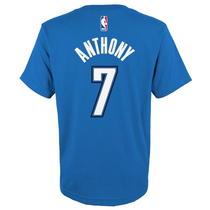 Boys 8-20 Oklahoma City Thunder Carmelo Anthony Name & Name Tee, Size: L 14-16, Blue
