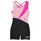 Girls 4-14 Jojo Siwa Pretty Bows Dance Biketard By Danskin, Size: Small, Pink