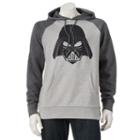 Men's Star Wars Darth Vader Pullover Hoodie, Size: Large, Med Grey