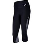 Women's Nike Power Training Capri Leggings, Size: Small, Grey (charcoal)